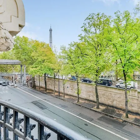 Kennedy Apartment, Luxury, Eiffel Tower View 3b 7p Paris